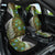 New Zealand Car Seat Cover Koru Abstract Art and Silver Fern Maori Pattern