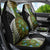 New Zealand Car Seat Cover Koru Abstract Art and Silver Fern Maori Pattern
