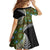 New Zealand Family Matching Summer Maxi Dress and Hawaiian Shirt Koru Abstract Art and Silver Fern Maori Pattern LT03 - Polynesian Pride