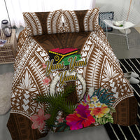Vanuatu Selebretem 44th Indipendens Dei Bedding Set Yumi Pig Tusk and Namele Fern