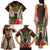 Vanuatu Selebretem 44th Indipendens Dei Family Matching Tank Maxi Dress and Hawaiian Shirt Yumi Pig Tusk and Namele Fern