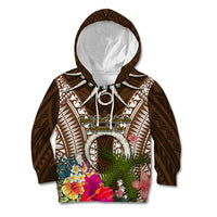 Vanuatu Selebretem 44th Indipendens Dei Kid Hoodie Yumi Pig Tusk and Namele Fern