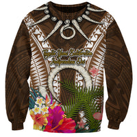 Vanuatu Selebretem 44th Indipendens Dei Sweatshirt Yumi Pig Tusk and Namele Fern
