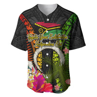 Vanuatu Independence Day Baseball Jersey Tugeta Yumi Selebretem Indipendens Dei