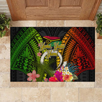 Vanuatu Independence Day Rubber Doormat Tugeta Yumi Selebretem Indipendens Dei