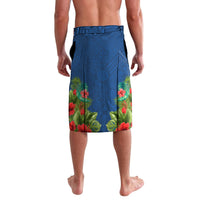 Fiji Independence Day Lavalava Fijian Coat of Arms Palm and Hibiscus Tapa Pattern