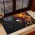New Zealand and Australia Together Rubber Doormat Maori Tattoo Paua Shell mix Aboriginal Pattern