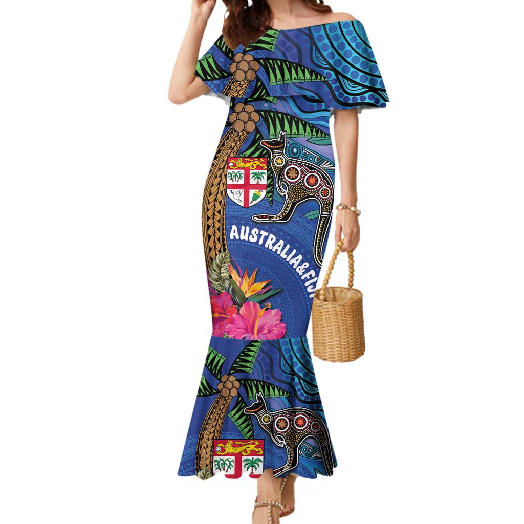 mermaid dress australia Fiji and Australia Together Mermaid Dress Aboriginal Kangaroo and Tapa
