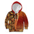 Samoan Pacific Tribal Flower Geometric Art Tattoos Kid Hoodie Siapo Pattern Flame Sunset - Polynesian Pride