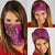 Samoan Pacific Tribal Flower Geometric Art Tattoos Neck Gaiter Siapo Pattern Romantic Rose LT03