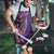 Samoan Pacific Tribal Flower Geometric Art Tattoos Apron Siapo Pattern Purple Haze - Polynesian Pride