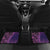 Samoan Pacific Tribal Flower Geometric Art Tattoos Car Mats Siapo Pattern Purple Haze - Polynesian Pride
