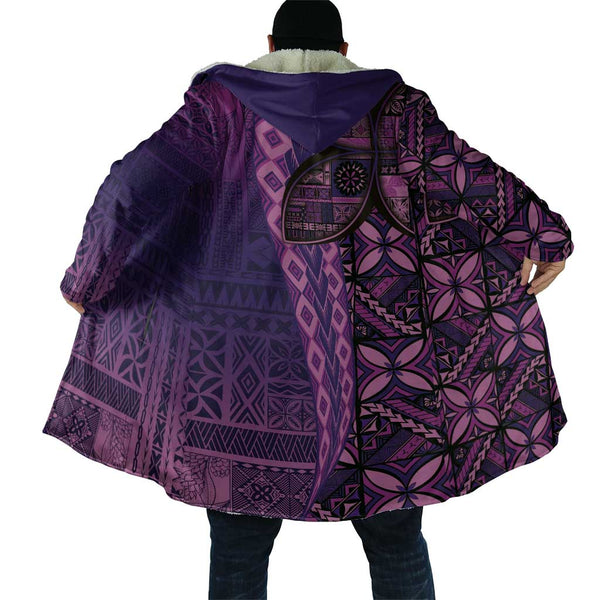 Samoan Pacific Tribal Flower Geometric Art Tattoos Cloak Siapo Pattern ...