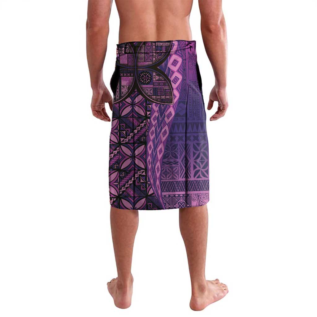 Samoan Pacific Tribal Flower Geometric Art Tattoos Lavalava Siapo Pattern Purple Haze - Polynesian Pride