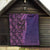 Samoan Pacific Tribal Flower Geometric Art Tattoos Quilt Siapo Pattern Purple Haze - Polynesian Pride