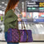 Samoan Pacific Tribal Flower Geometric Art Tattoos Travel Bag Siapo Pattern Purple Haze - Polynesian Pride