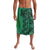 Samoan Pacific Tribal Flower Geometric Art Tattoos Lavalava Siapo Pattern Emerald Glow - Polynesian Pride