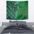 Samoan Pacific Tribal Flower Geometric Art Tattoos Tapestry Siapo Pattern Emerald Glow - Polynesian Pride