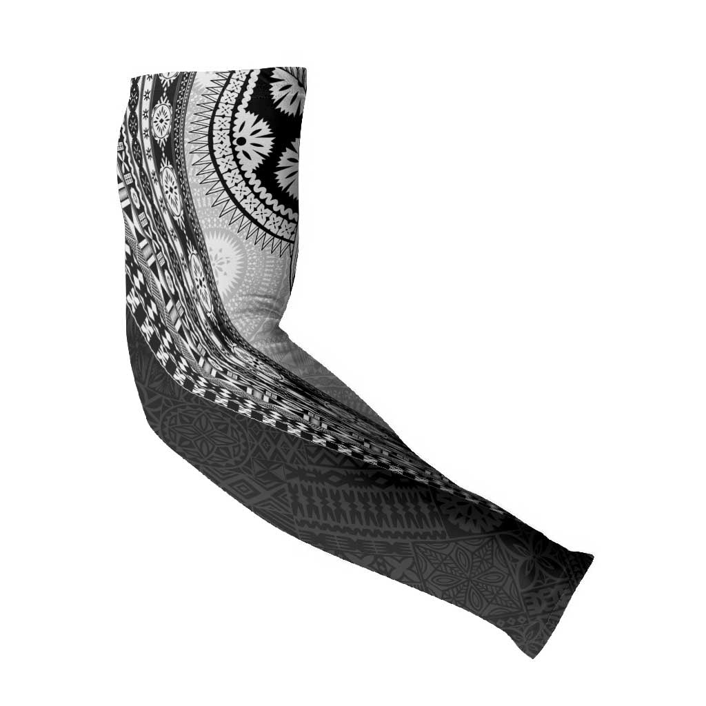 Fijian Masi Tattoos Arm Sleeves with Tapa Tribal Pattern - Polynesian Pride