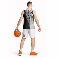 Fijian Masi Tattoos Basketball Jersey with Tapa Tribal Pattern LT03 - Polynesian Pride