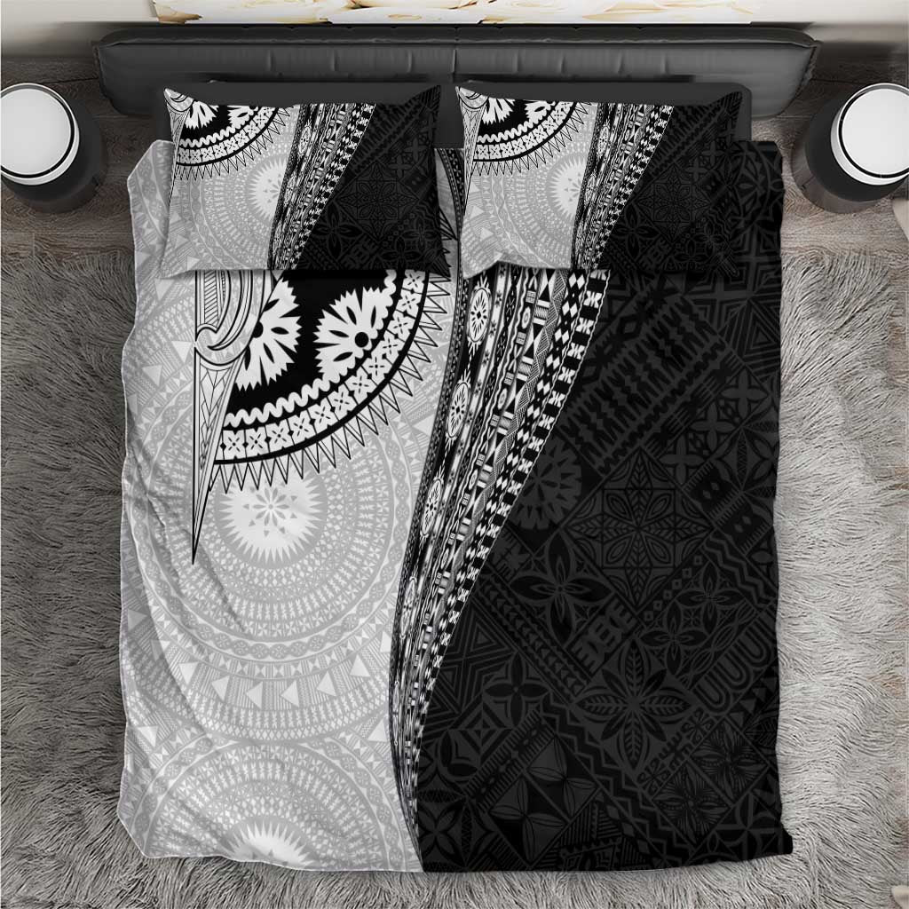Fijian Masi Tattoos Bedding Set with Tapa Tribal Pattern - Polynesian Pride