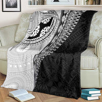Fijian Masi Tattoos Blanket with Tapa Tribal Pattern - Polynesian Pride