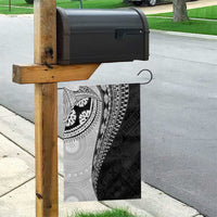 Fijian Masi Tattoos Garden Flag with Tapa Tribal Pattern - Polynesian Pride