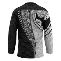 Fijian Masi Tattoos Hockey Jersey with Tapa Tribal Pattern - Polynesian Pride