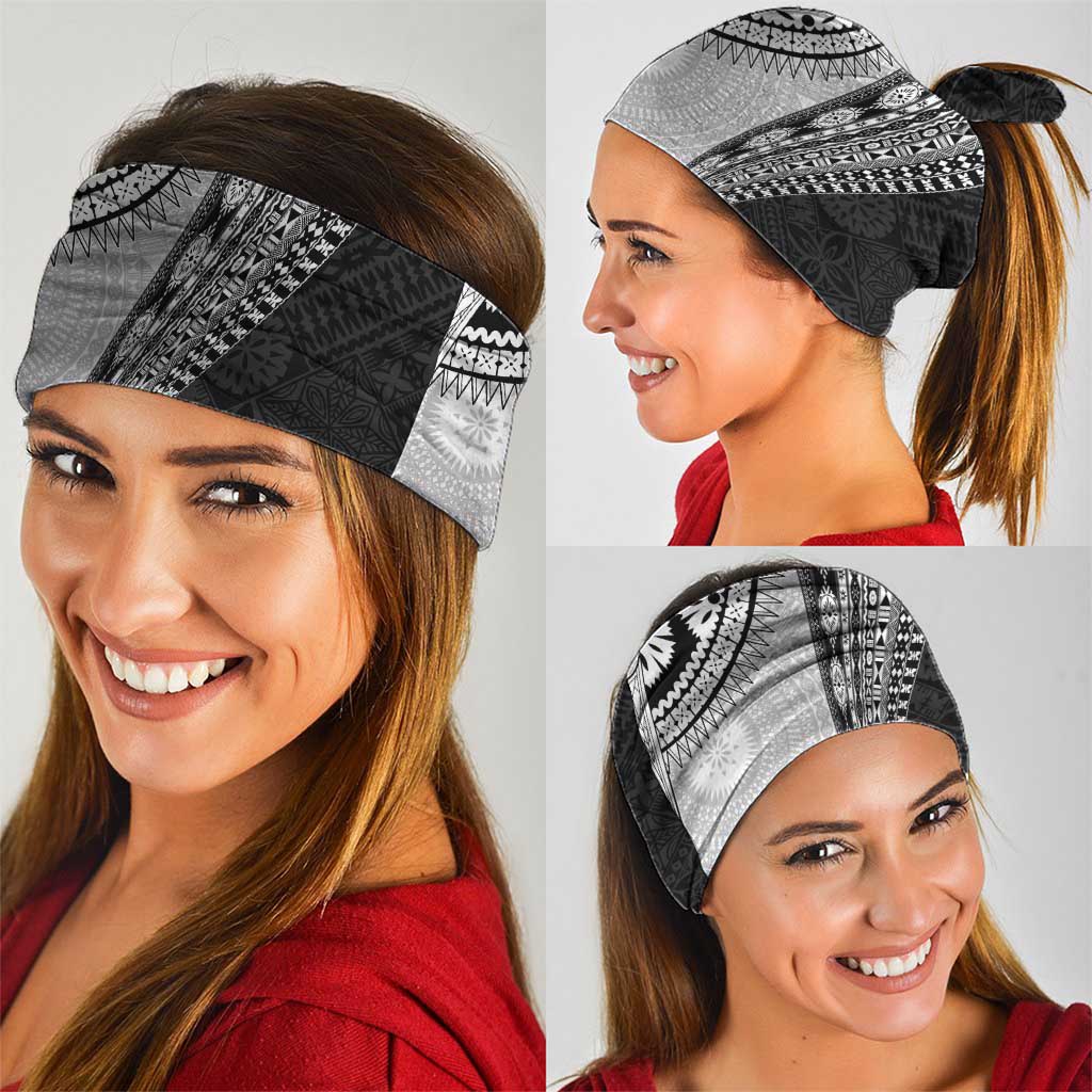 Fijian Masi Tattoos Neck Gaiter with Tapa Tribal Pattern LT03