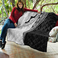 Fijian Masi Tattoos Quilt with Tapa Tribal Pattern - Polynesian Pride