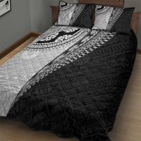 Fijian Masi Tattoos Quilt Bed Set with Tapa Tribal Pattern - Polynesian Pride