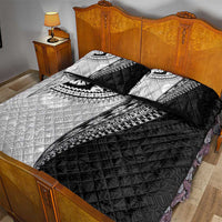 Fijian Masi Tattoos Quilt Bed Set with Tapa Tribal Pattern - Polynesian Pride