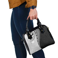 Fijian Masi Tattoos Shoulder Handbag with Tapa Tribal Pattern - Polynesian Pride