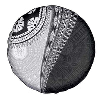 Fijian Masi Tattoos Spare Tire Cover with Tapa Tribal Pattern LT03 - Polynesian Pride