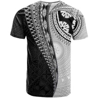 Fijian Masi Tattoos T Shirt with Tapa Tribal Pattern - Polynesian Pride