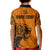 PNG Lae Snax Tigers Rugby Kid Polo Shirt The Tigers Head and PNG Bird Polynesian Tattoo LT03 - Polynesian Pride