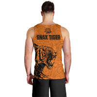 PNG Lae Snax Tigers Rugby Men Tank Top The Tigers Head and PNG Bird Polynesian Tattoo LT03 - Polynesian Pride