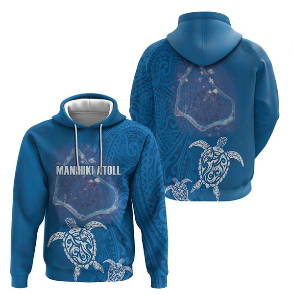 Custom Cook Islands Pukapuka Zip Hoodie Tribal Pattern LT12 main image 1