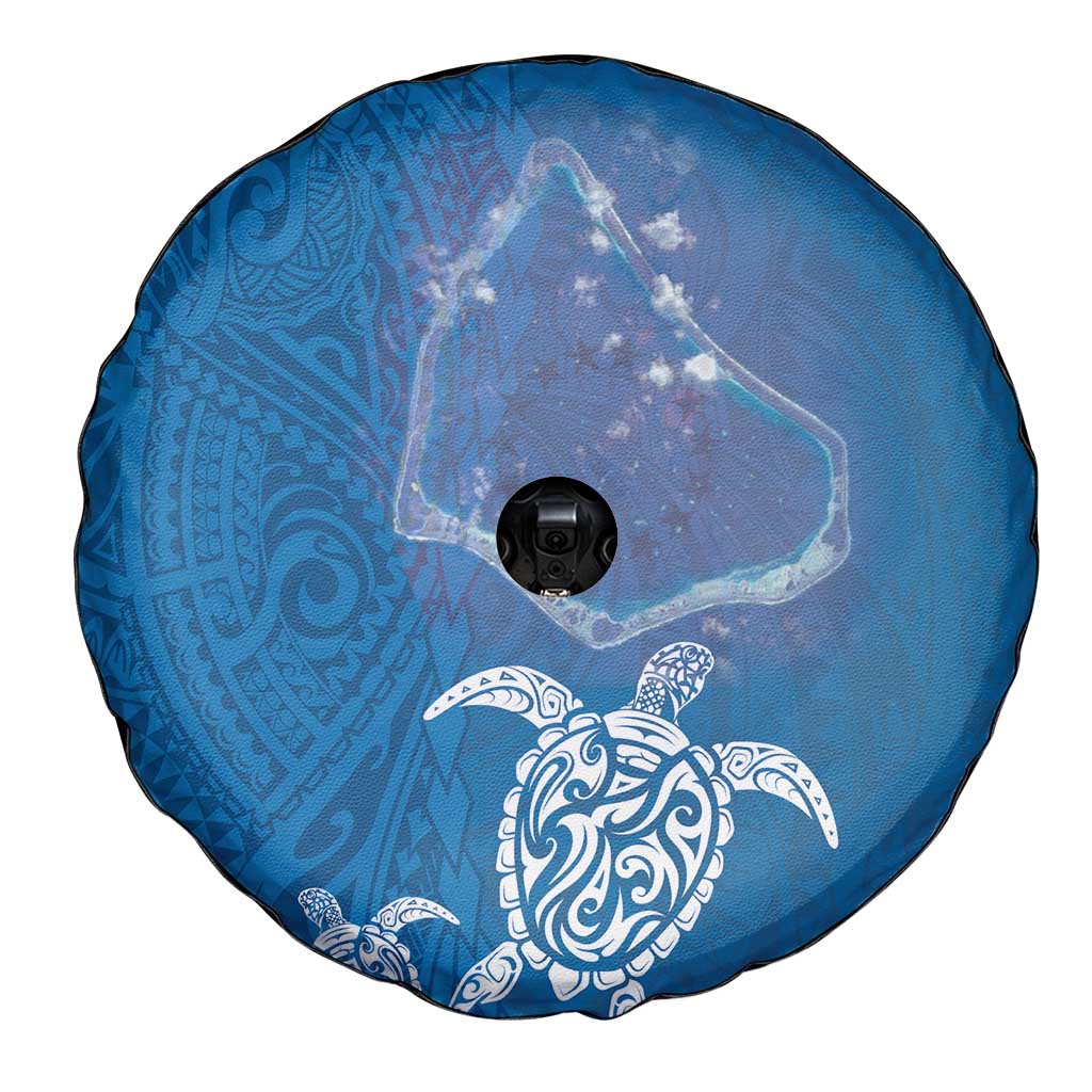 Cook Islands Manihiki Atoll Spare Tire Cover Maori Turtle and Polynesian Pattern