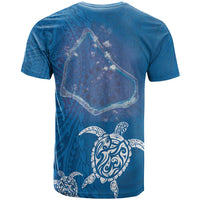 Cook Islands Manihiki Atoll T Shirt Maori Turtle and Polynesian Pattern