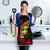 Papua New Guinea Christmas Apron Funny Melanesian Santa with Bird-of-paradise Tribal Style - Polynesian Pride