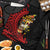 Papua New Guinea Christmas Apron Funny Melanesian Santa with Bird-of-paradise Tribal Style - Polynesian Pride