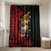 Papua New Guinea Christmas Bathroom Set Funny Melanesian Santa with Bird-of-paradise Tribal Style - Polynesian Pride