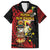 Papua New Guinea Christmas Hawaiian Shirt Funny Melanesian Santa with Bird-of-paradise Tribal Style - Polynesian Pride