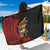 Papua New Guinea Christmas Sarong Funny Melanesian Santa with Bird-of-paradise Tribal Style - Polynesian Pride
