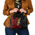 Papua New Guinea Christmas Shoulder Handbag Funny Melanesian Santa with Bird-of-paradise Tribal Style - Polynesian Pride