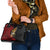 Papua New Guinea Christmas Shoulder Handbag Funny Melanesian Santa with Bird-of-paradise Tribal Style - Polynesian Pride