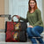 Papua New Guinea Christmas Travel Bag Funny Melanesian Santa with Bird-of-paradise Tribal Style - Polynesian Pride