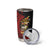 Papua New Guinea Christmas Tumbler Cup Funny Melanesian Santa with Bird-of-paradise Tribal Style - Polynesian Pride