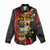 Papua New Guinea Christmas Women Casual Shirt Funny Melanesian Santa with Bird-of-paradise Tribal Style - Polynesian Pride